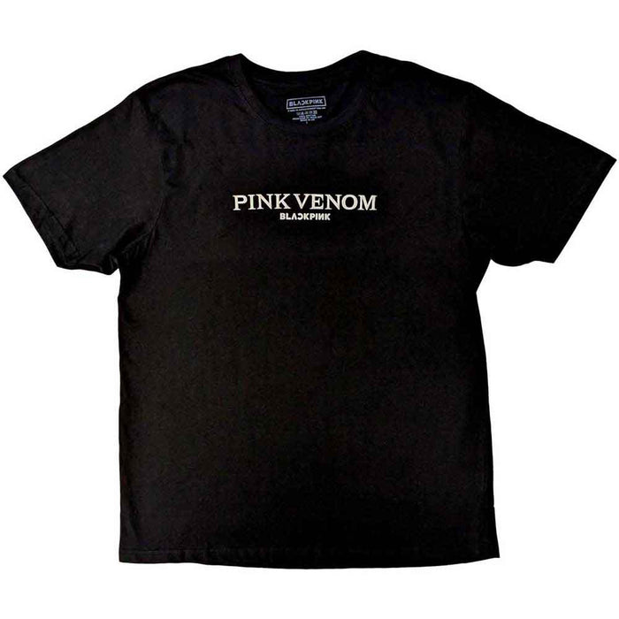 BLACKPINK Pink Venom Black Medium T-Shirt