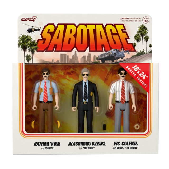 Super7 Beastie Boys Sabotage ReAction Figure Collection