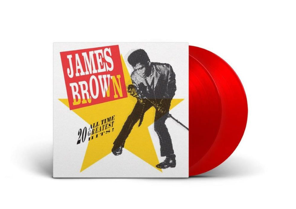 James Brown 20 All Time Greatest Hits Vinyl LP Red Colour 2024