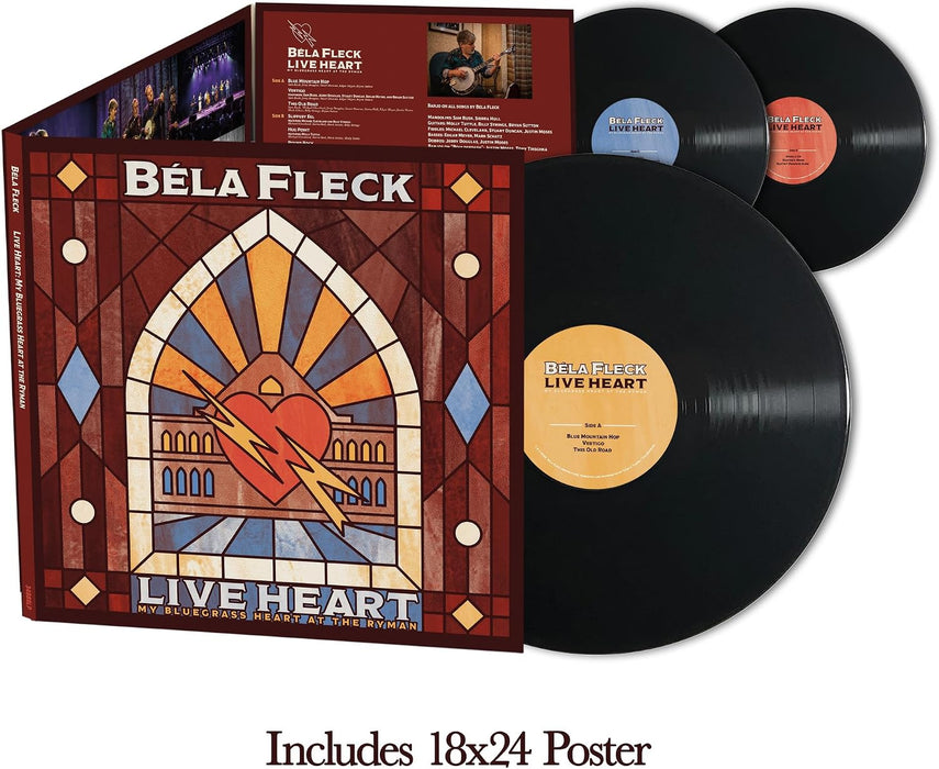Béla Fleck Live Heart: My Bluegrass Heart at the Ryman Vinyl LP Due Out 16/10/26