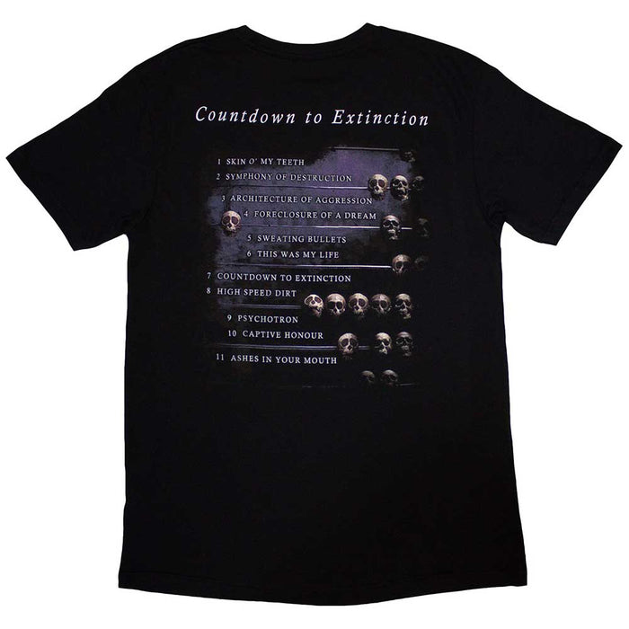 Megadeth Countdown To Extinction Black Large T-Shirt