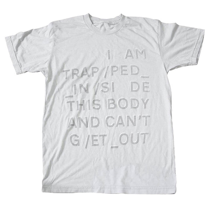 Radiohead Trapped White Medium T-Shirt