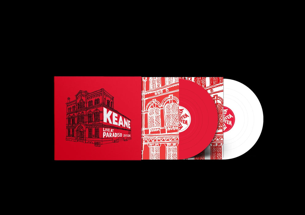 Keane Live at Paradiso, Amsterdam 29.11.2004 Vinyl LP White & Red Colour RSD 2024
