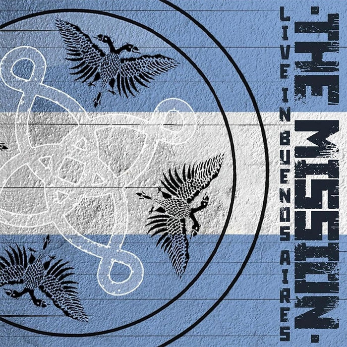 The Mission Live In Buenos Aires Vinyl LP Blue & White Colour 2023