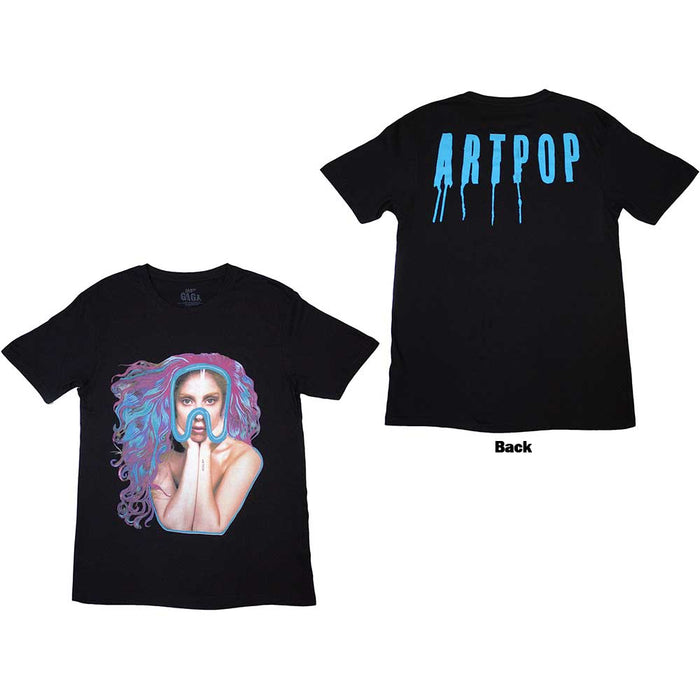 Lady Gaga Artpop Goggles Black Medium T-Shirt