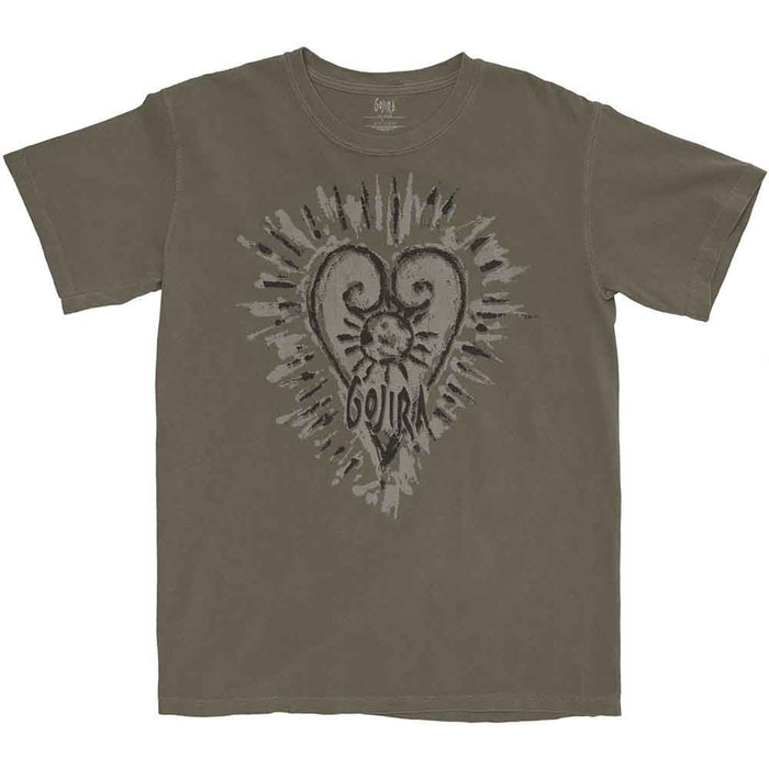 Gojira Fortitude Heart Dust Colour Large Unisex T-Shirt