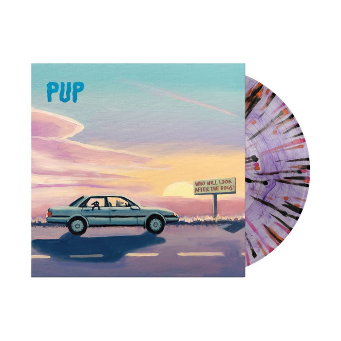 PUP Who Will Look After The Dogs Vinyl LP Purple Smoke w/Black, Orange & Pink Splatter Colour 2025