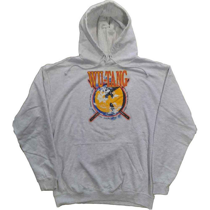 Wu-Tang Clan Protect Ya Neck Grey Large Hoodie