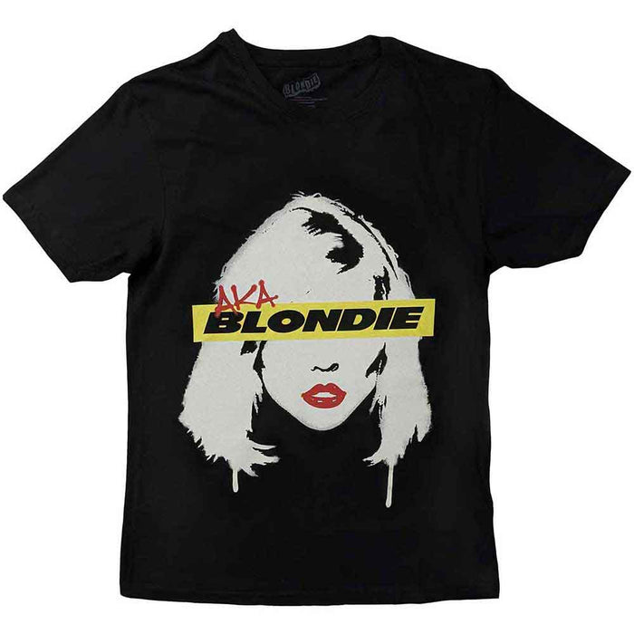 Blondie AKA Eyestrip Black Large T-Shirt