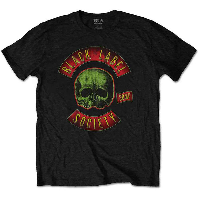 Black Label Society Skull Logo Colour Black Small T-Shirt