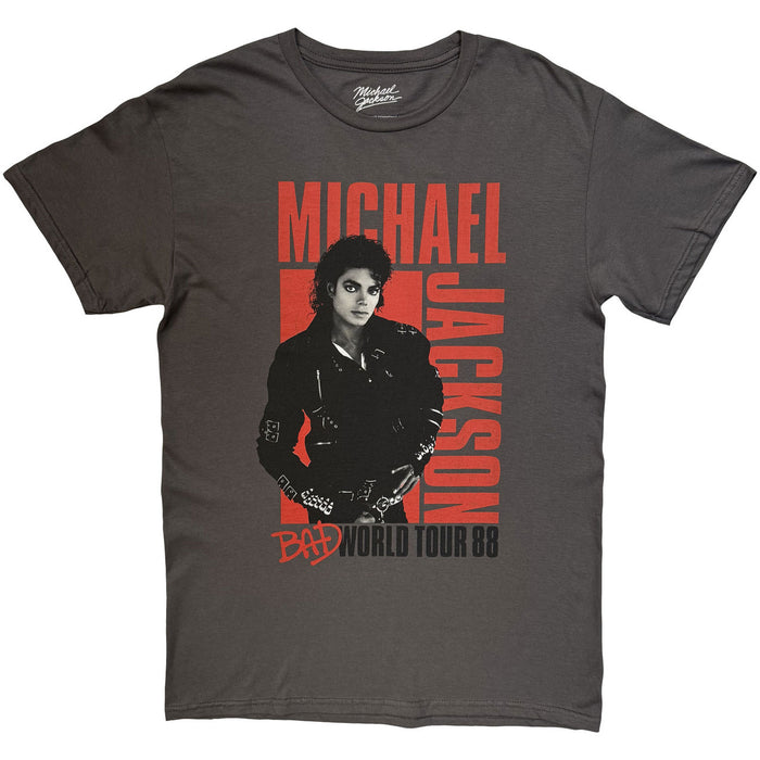 MichaelJackson_Bad World Tour '88_Uni_CHAR_TS:2XL Unisex: Music T-Shirt