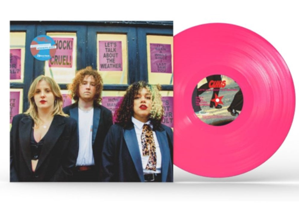 Currls Let's Talk About The Weather Vinyl EP Indies Neon Pink Colour 2024