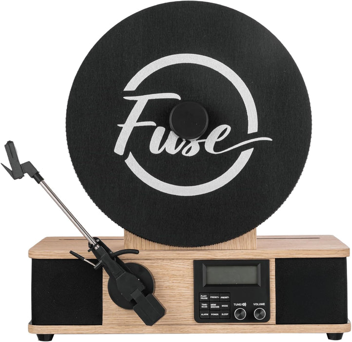 Fuse Audio Wrap Vertical Bluetooth Turntable Light Wood RAD-VERT-6