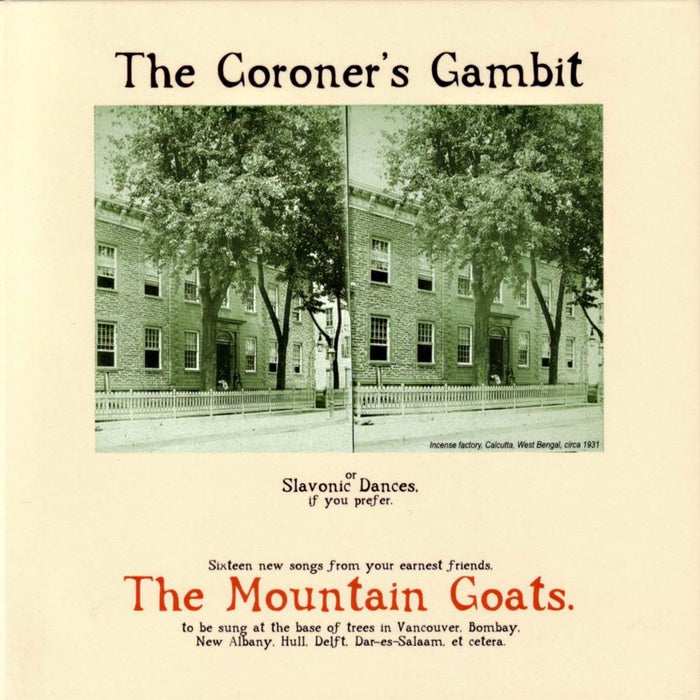 The Mountain Goats The Coroner's Gambit Vinyl LP Due Out 28/06/24