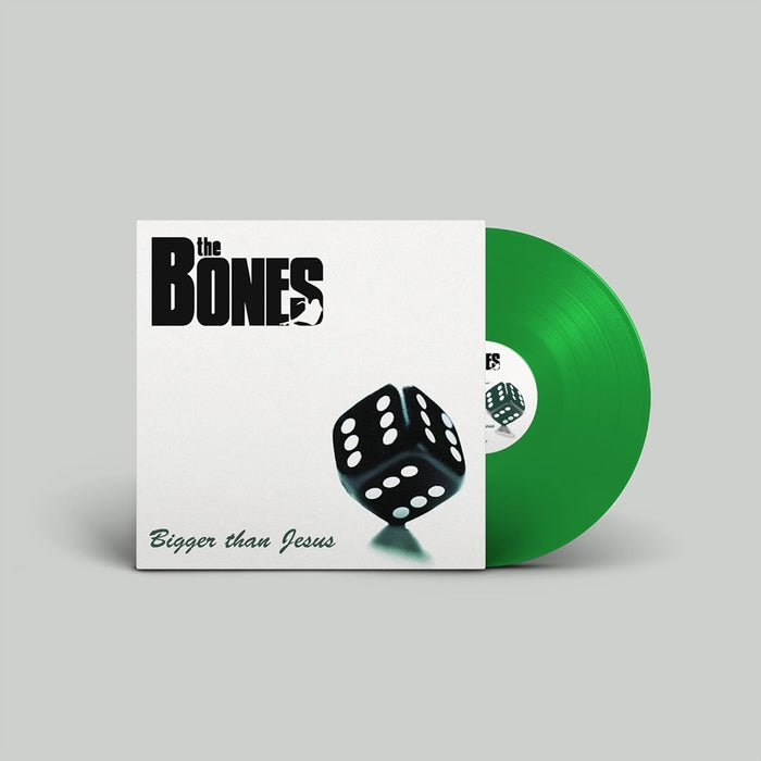 The Bones Bigger Than Jesus Vinyl LP Transparent Green Colour 2024