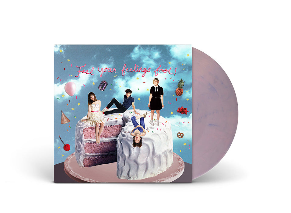 The Regrettes Feel Your Feelings Fool Vinyl LP Marbled Blue & Pink Colour 2025