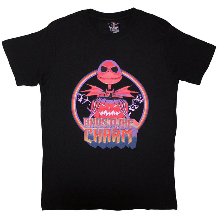 The Nightmare Before Christmas Ghostlike Charm Black Small T-Shirt