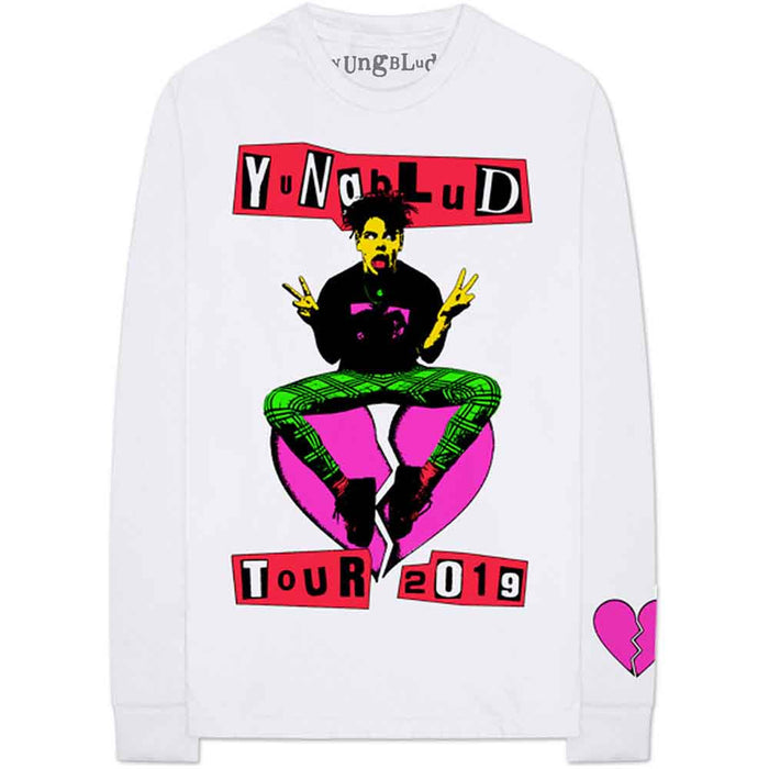 Yungblud Tour White Medium Long Sleeve T-Shirt