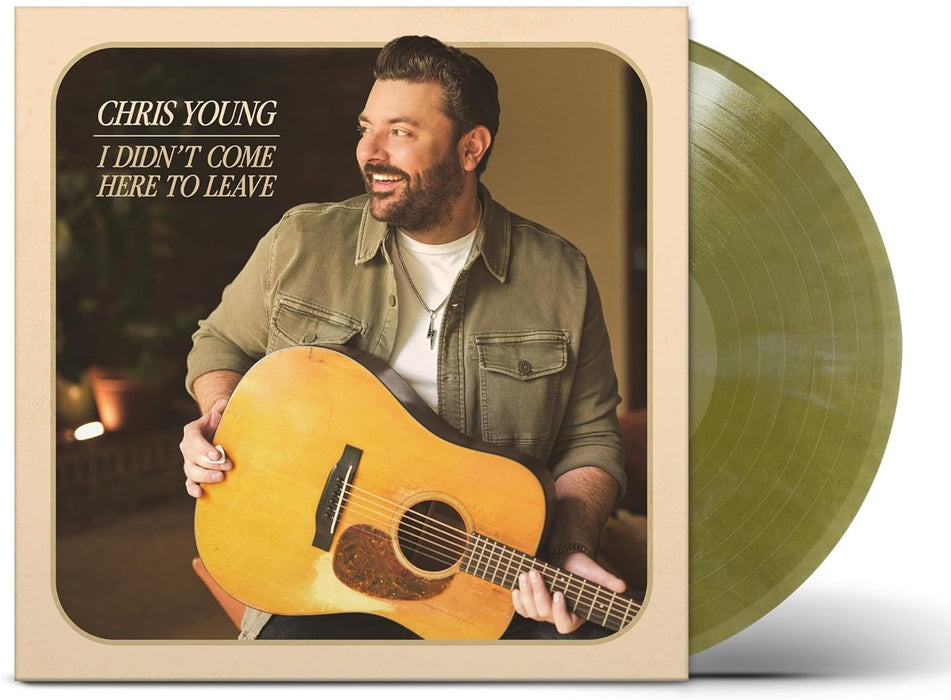 Chris Young I Didn't Come Here To Leave Vinyl LP Boots On The Ground Green Colour 2025