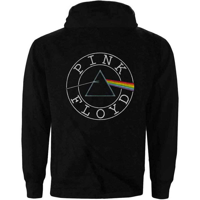 Pink Floyd Circle Logo Large Zipped Hoodie