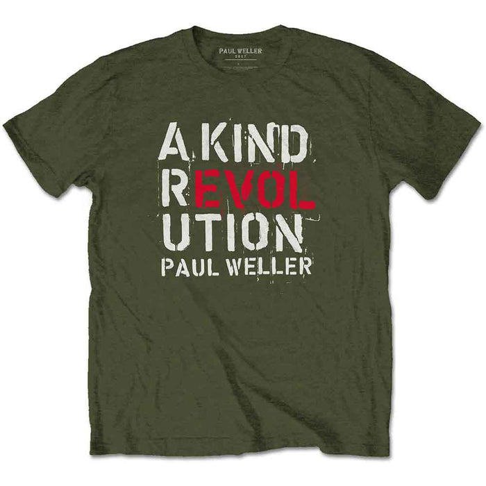 Paul Weller A Kind Revolution Military Green X-Large T-Shirt