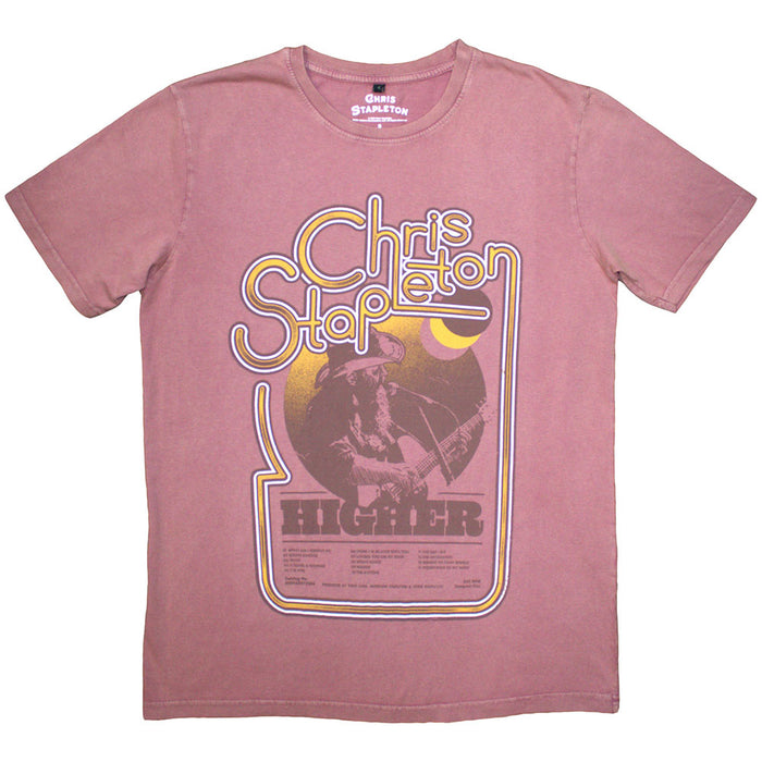 Chris Stapleton Higher Wash Kashmir Red Small T-Shirt