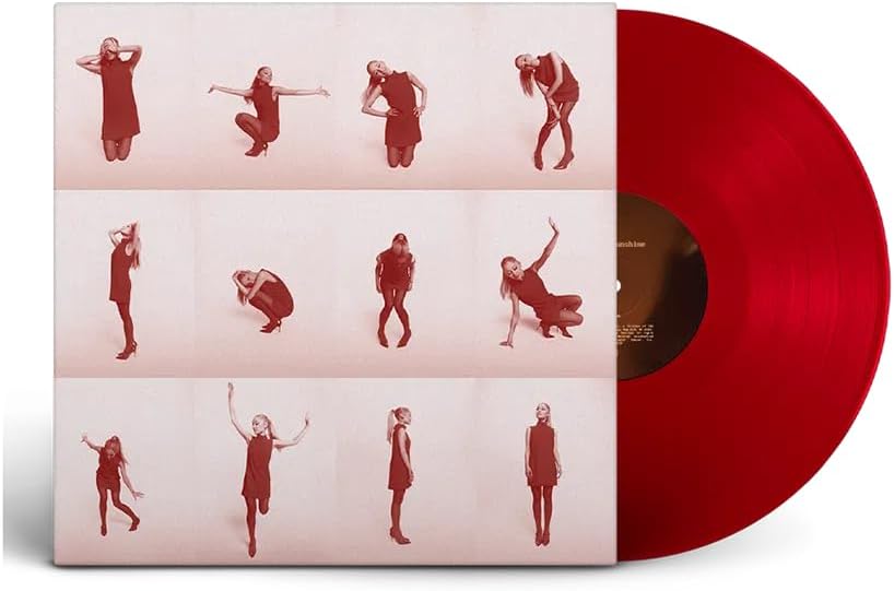 Ariana Grande  eternal sunshine Vinyl LP Translucent Ruby Red Colour