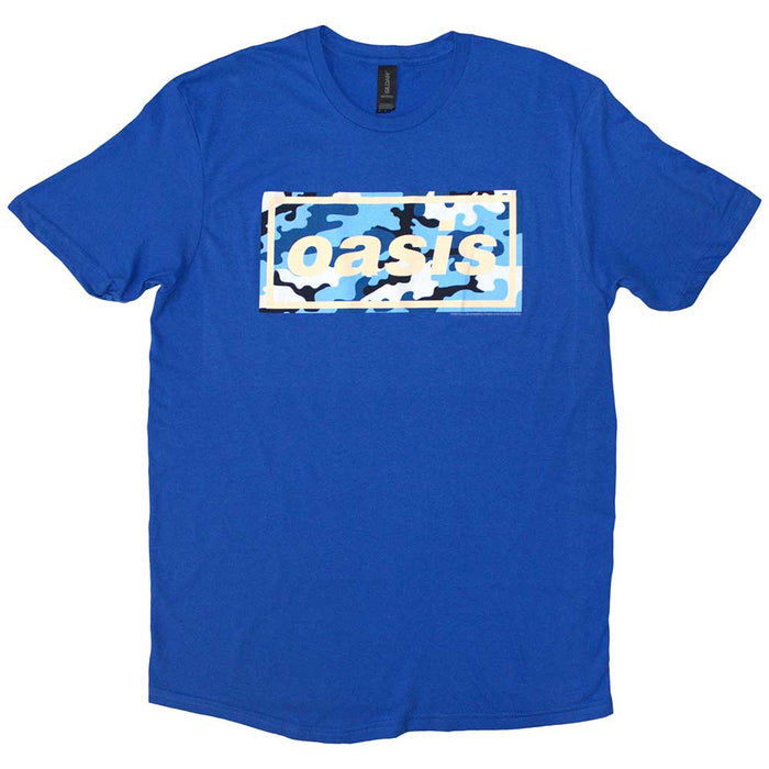 Oasis Camo Logo Blue Medium T-Shirt