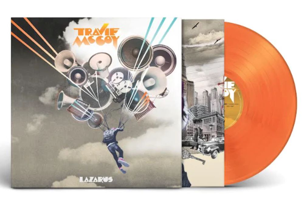 Travie McCoy Lazarus Vinyl LP Indies Orange Colour 2023