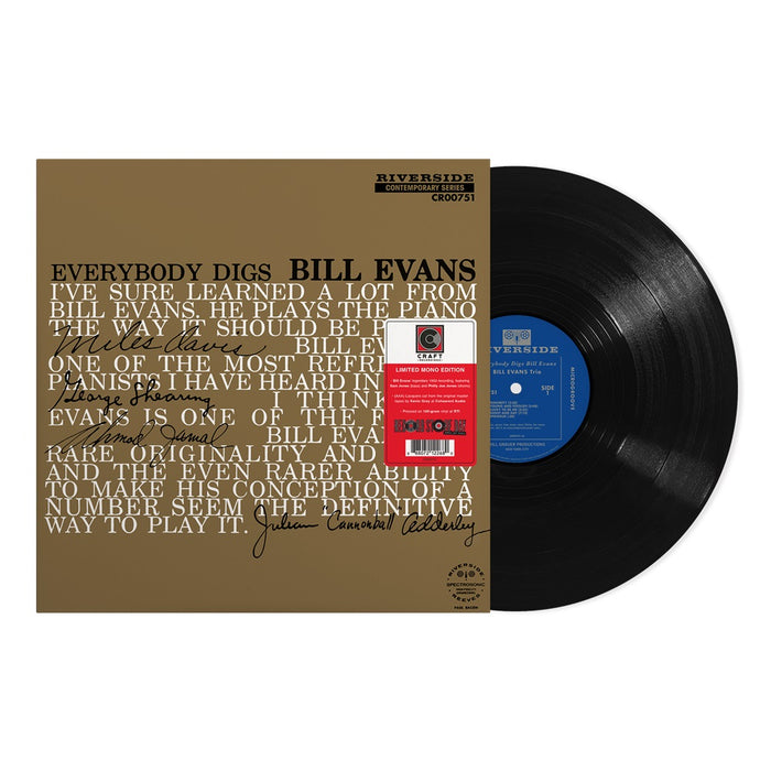 Bill Evans Trio Everybody Digs Bill Evans Vinyl LP RSD 2024