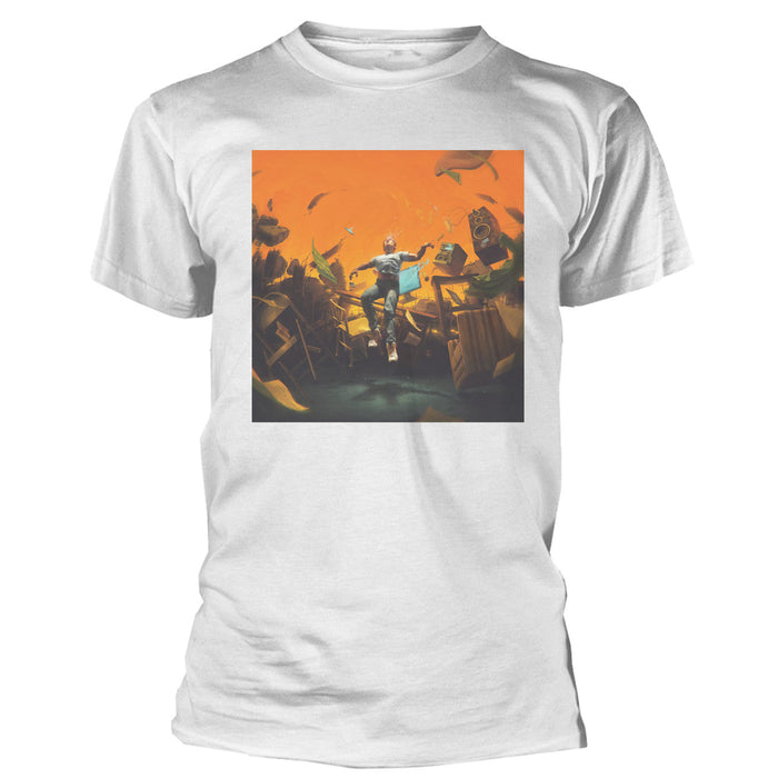 Logic No Pressure White Small T-Shirt