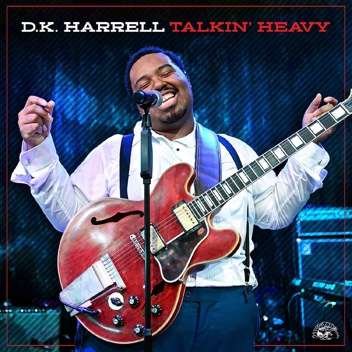 D.K. Harrell Talkin' Heavy Vinyl LP Translucent Blue Colour 2025