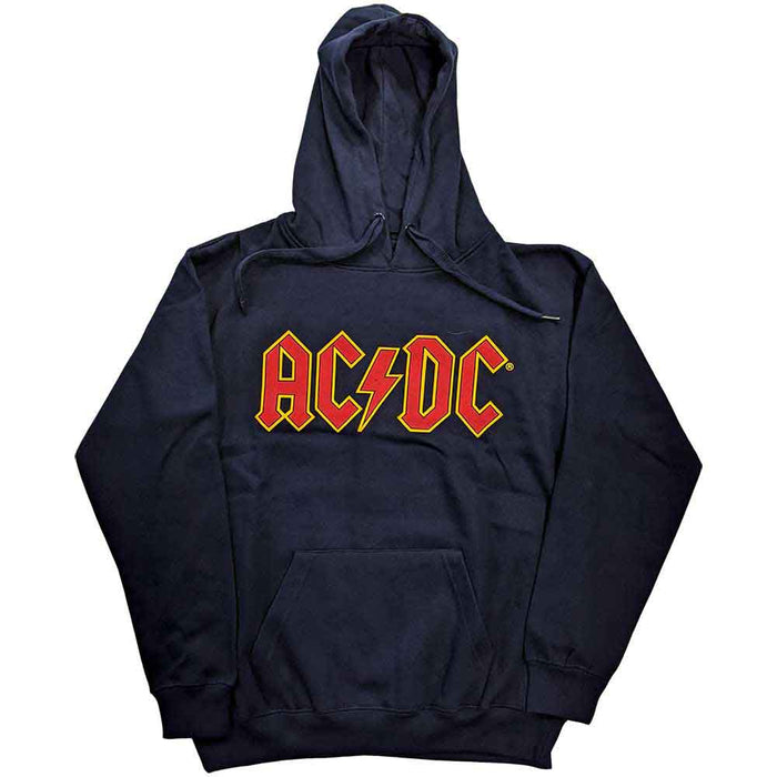 AC/DC Navy Blue Small Hoodie — Assai Records