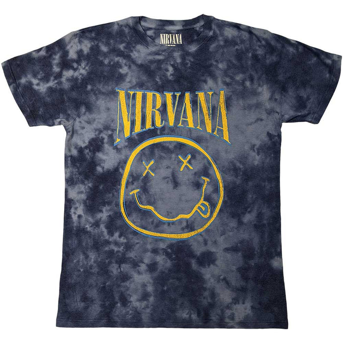 Nirvana Blue Stroke Dye Wash XXL Unisex T-Shirt