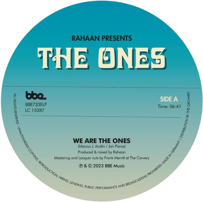 Rahaan We Are The Ones / Fire / Forever Vinyl EP 2023