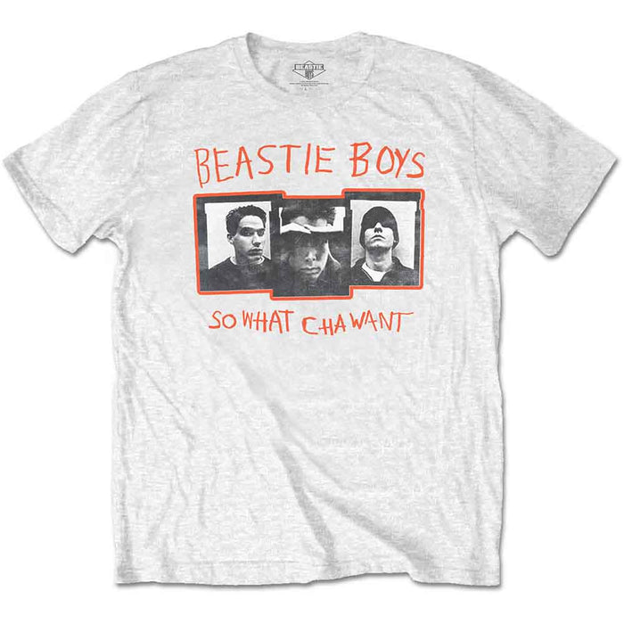 Beastie Boys So What Cha Want White X-Large T-Shirt