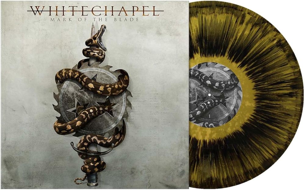 Whitechapel Mark of the Blade Vinyl LP Gold Metallic Black Dust Colour 2026