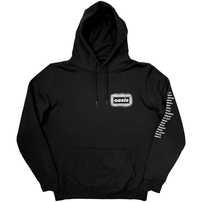 Oasis Spray Live 25 Black X-Large Hoodie
