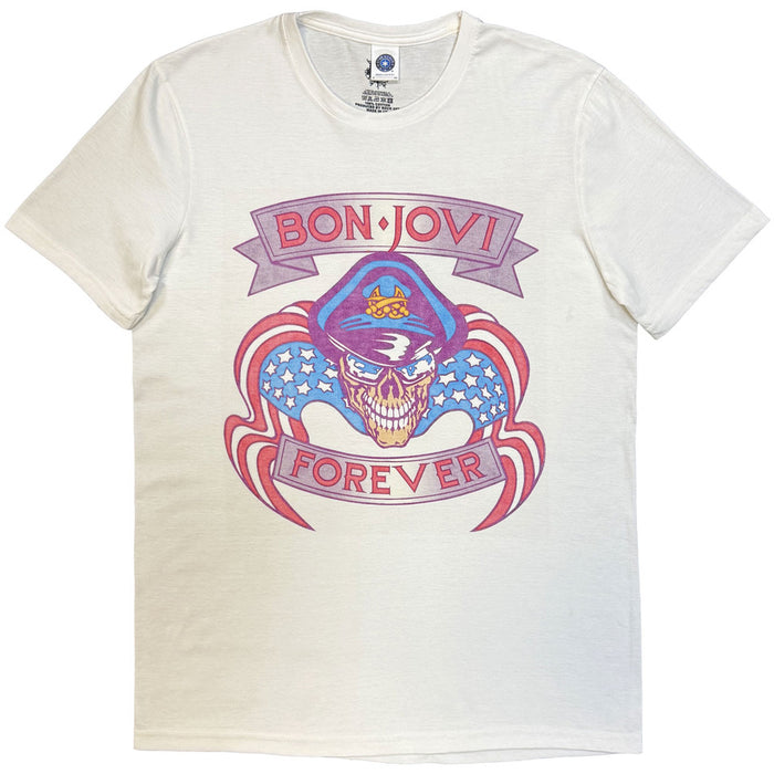 Bon Jovi The Brotherhood White XX-Large T-Shirt