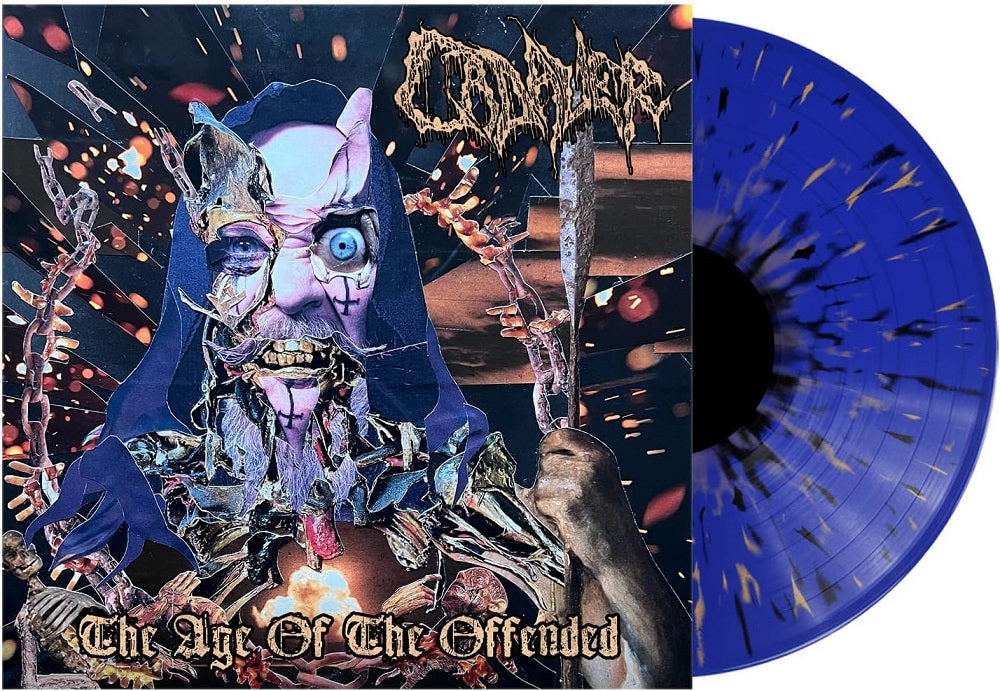 Cadaver The Age Of The Offended Vinyl LP Blue with Orange & Black Splatter Colour 2023