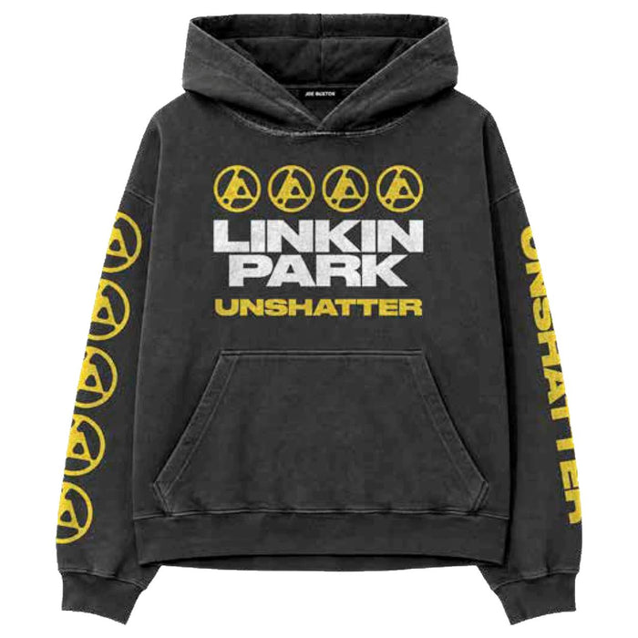 Linkin Park Unshatter Charcoal Grey Large Hoodie
