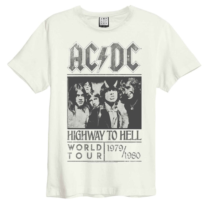 AC/DC Highway To Hell Tour 79/80 Amplified Vintage White X-Large Unisex T-Shirt