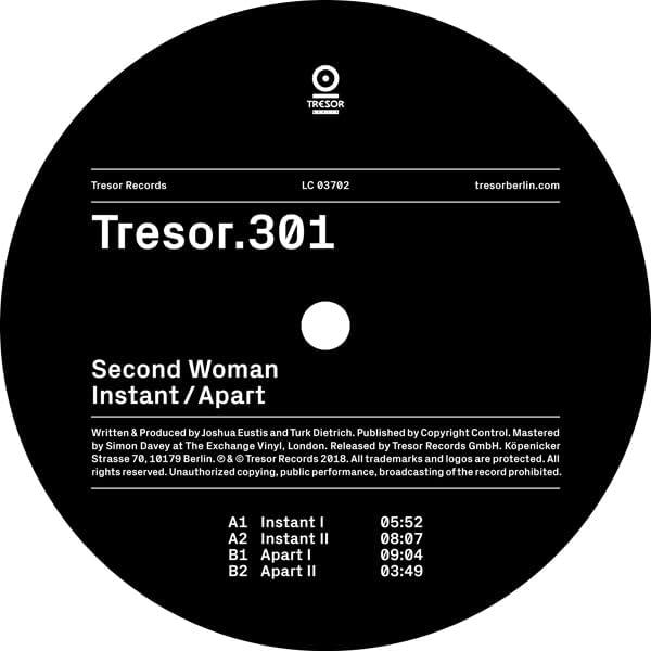 Second Woman Instant/Apart 12" Vinyl Single 2022