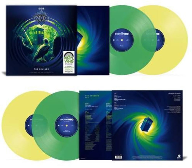 Doctor Who Doctor Who: The Crusade Vinyl LP Green & Yellow Translucent Colour 2024