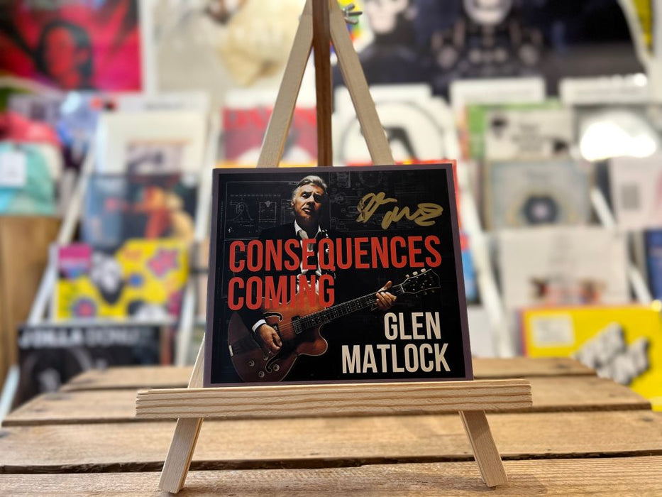 Glen Matlock Consequences Coming CD *SIGNED* 2023