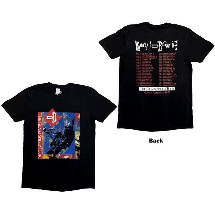 David Bowie Glass Spider Tour Black X-Large Unisex T-Shirt