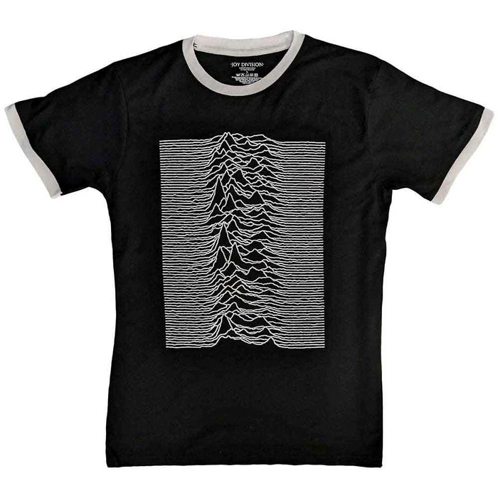 Joy Division Unknown Pleasures Ringer Black Medium T-Shirt