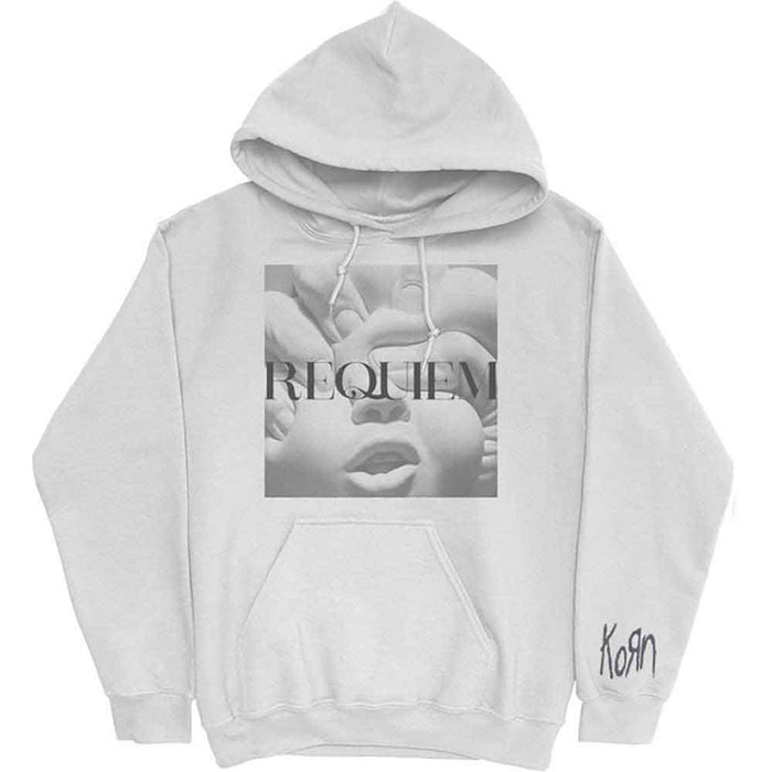 Korn Requiem White Large Hoodie