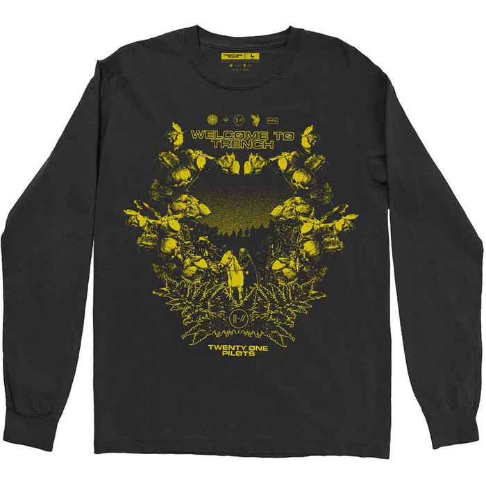 Twenty One Pilots Trench Scene Black Long Sleeve Small T-Shirt