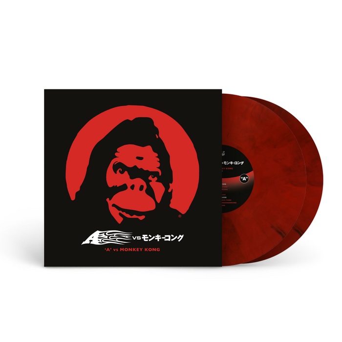 A 'A' Vs Monkey Kong Vinyl LP Transparent Red & Orange Clear w/Black Haze Colour 2024